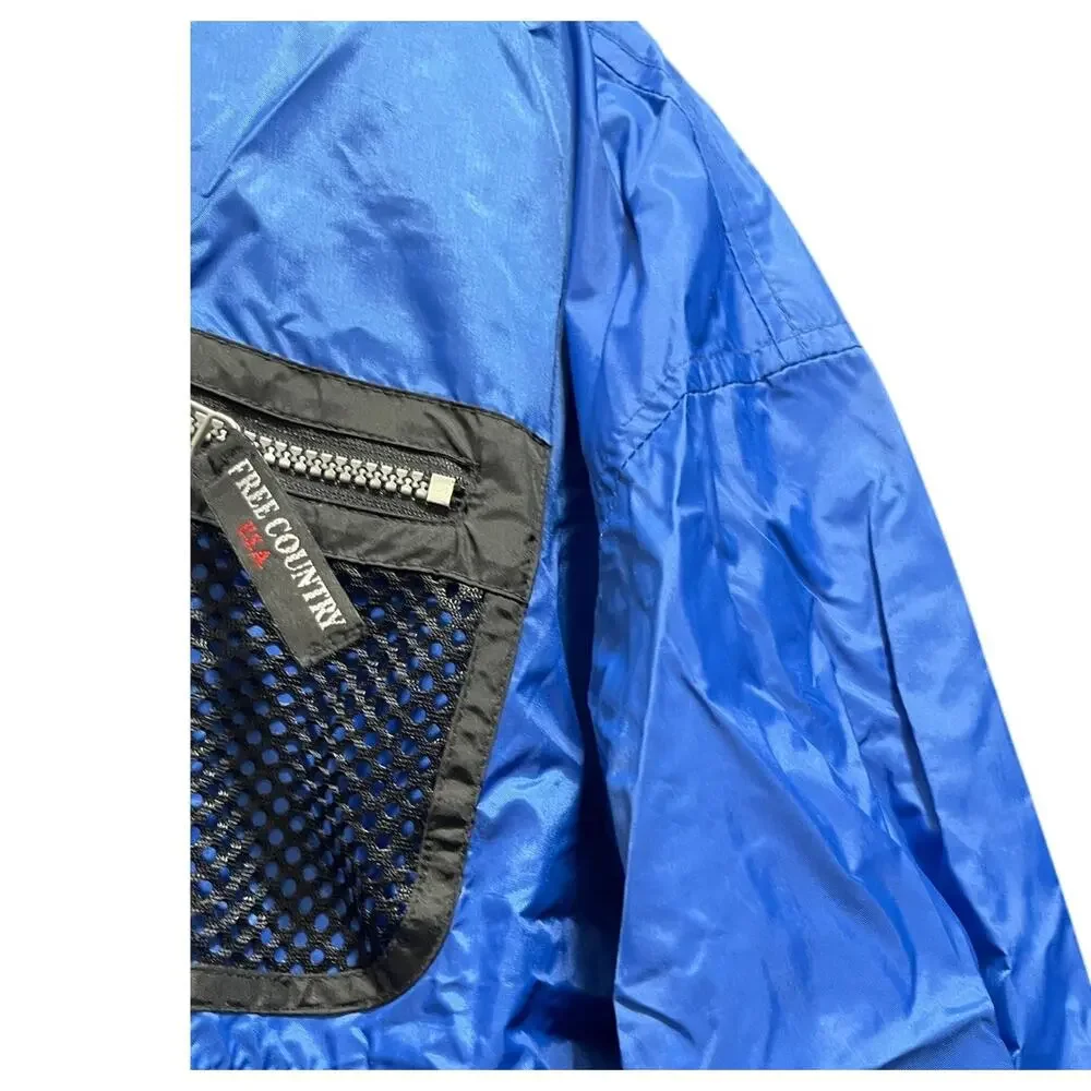 Free Country USA Blue XL Free Tech Aqua Sport Adventure Jacket
